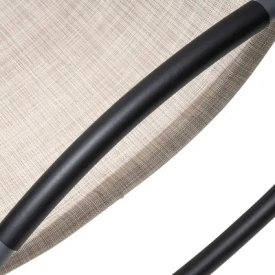 Crestlive Products Patio Rocking Chair Curved Rocker Chaise Lounge Chair with Pillow for Beach Yard Pool image {2}