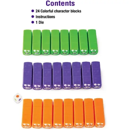 Game Zone Wiggly Worms For 2-4 Players, Ages 3+, Tower Block Stacking Game, Kids & Family Multiplayer image {2}