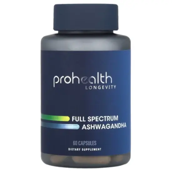ProHealth Longevity Full Spectrum Ashwagandha, 60 Capsules image {4}