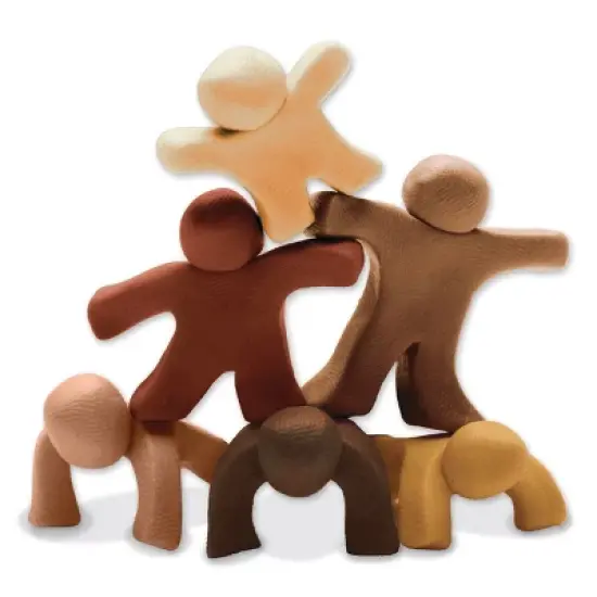 Kaplan Early Learning Multicultural Dough - Set of 6 image {1}