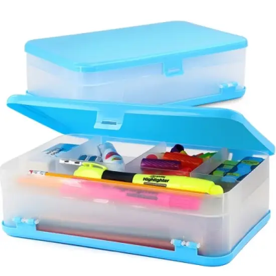 Double Deck Large Pencil Box image {4}