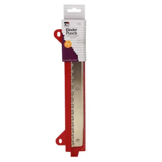 Charles Leonard Binder 3 Hole Punch, Assorted Colors, Pack of 6 image {1}