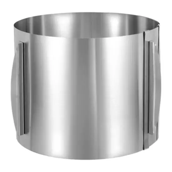 Unique Bargains Adjustable Stainless Steel Nonstick Retractable Round Cake Ring image {13}