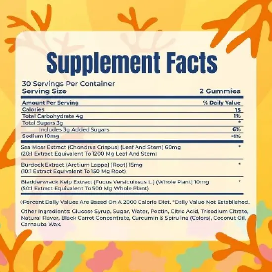 ORIGINAL SEA MOSS GUMMIES image {1}