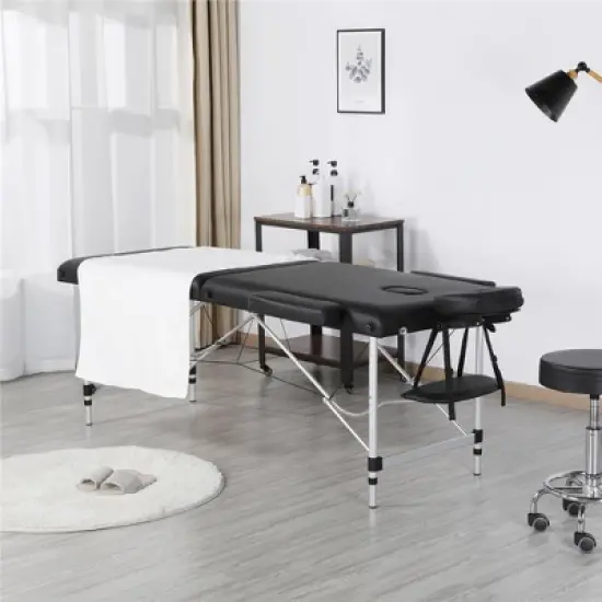 Yaheetech Aluminum Foldable Massage Tables with Headrest image {1}