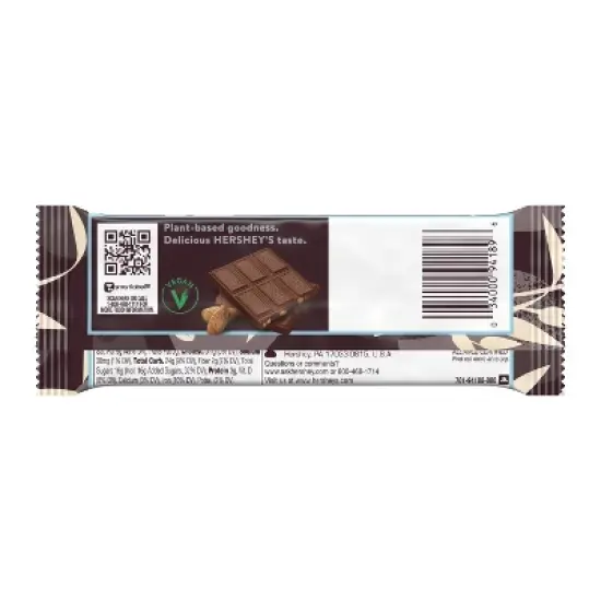 Hershey's Plant Based Almond & Sea Salt Oat Chocolate Candy - 1.55oz image {2}
