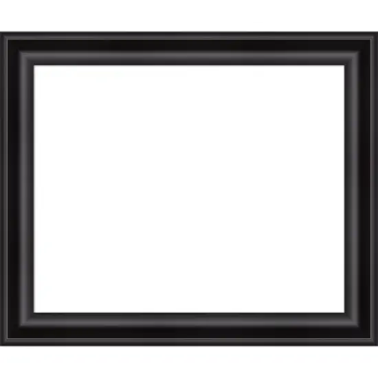 Amanti Art Grand Black Framed Dry Erase Magnetic Board image {14}