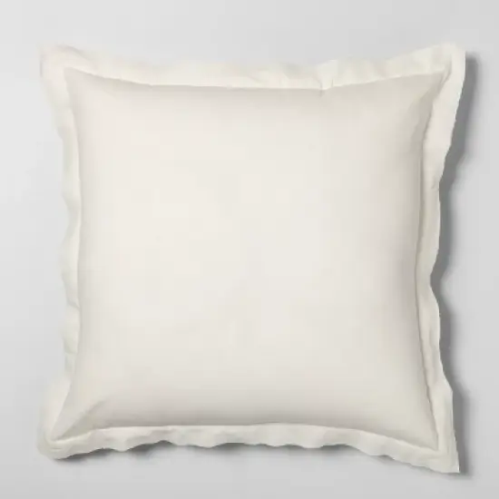 26"x26" Cotton & Linen Blend Euro Pillow - Hearth & Hand&trade; with Magnolia image {4}