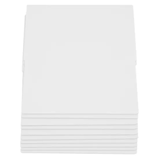 YIYIBYUS Vertical Desktop Sorter, 11 Compartment, White, Letter-size Shelves image {4}