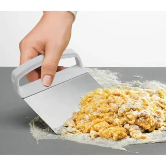 Kuchenprofi Scraper 3 Pc Set: Dough Cutter, Curved Edge And Flat Edge Scraper image {2}