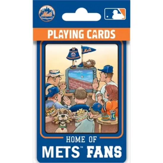 MasterPieces Officially Licensed MLB New York Mets Fan Deck Playing Cards - 54 Card Deck image {4}