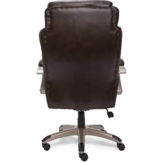 AIR Health & Wellness Big & Tall Executive Chair Brown Leather - Serta image {7}