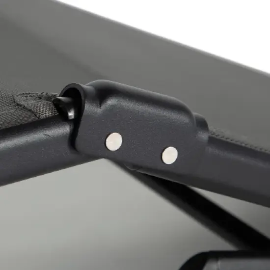 Jomeed Chaise Outdoor Reclining Adjustable Folding Lightweight Beach Patio Lounge Chair with 7 Back Reclining and 2 Leg Positions, Gray image {4}