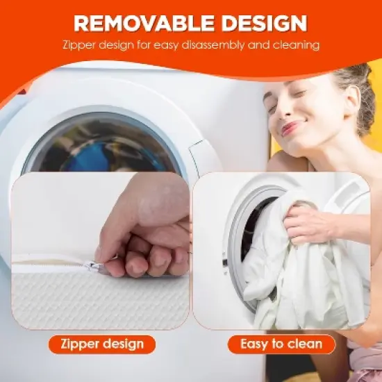 FDW 12 inch Bamboo Charcoal Memory Foam Mattress Cooling Gel CertiPUR-US Certified Breathable Bed Mattress for Cooler Sleep,White image {4}