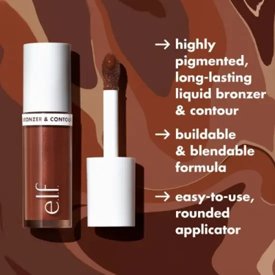 e.l.f. Camo Liquid Bronze N Sculpt Bronzer - 0.13 fl oz image {5}