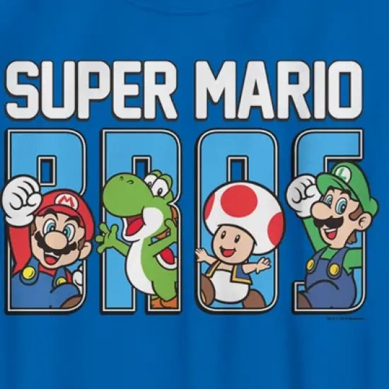 Boy's Nintendo Super Mario Bros. Character Fill T-Shirt image {1}