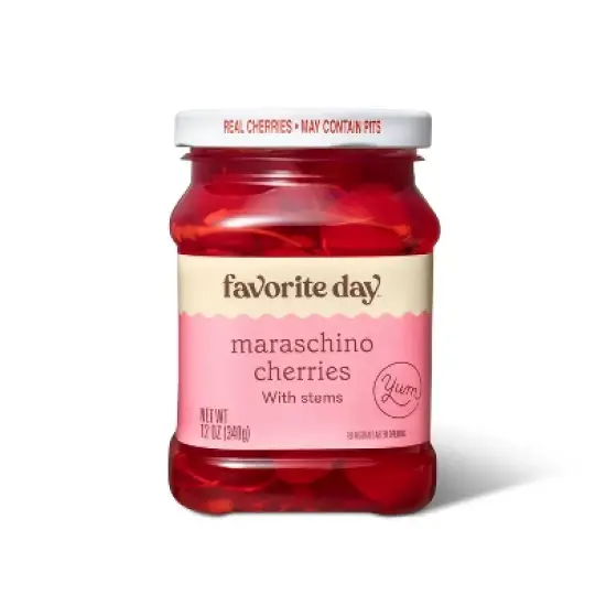 Maraschino Cherries with Stems - 12oz - Favorite Day&trade; image {3}