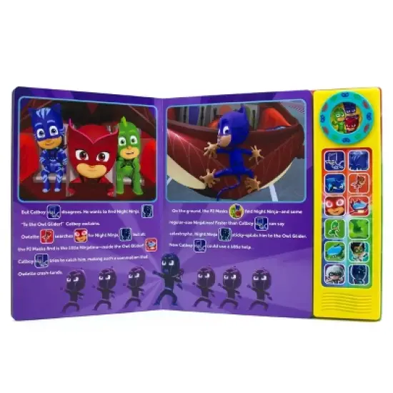PJ Masks - It's Time To Be A Hero Custom Frame Sound Board Book - by Phoenix (Hardcover) image {2}