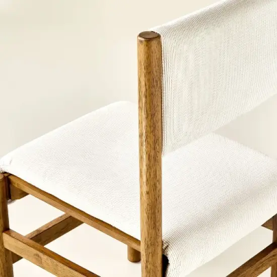 Dowel Leg Upholstered Armless Dining Chair - Hearth & Hand&trade; with Magnolia Furniture image {4}