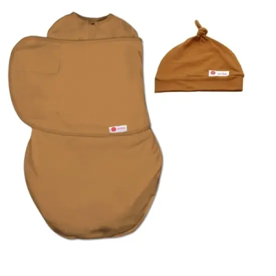 embe Newborn Swaddle Wrap and Top Knot Hat Set (0-3 months) image {4}