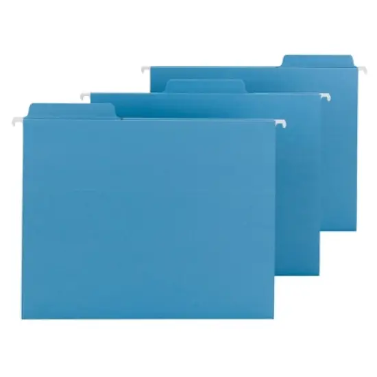 Smead FasTab Hanging File Folder, 1/3-Cut Built-In Tab, Letter Size, 20 per Box image {5}