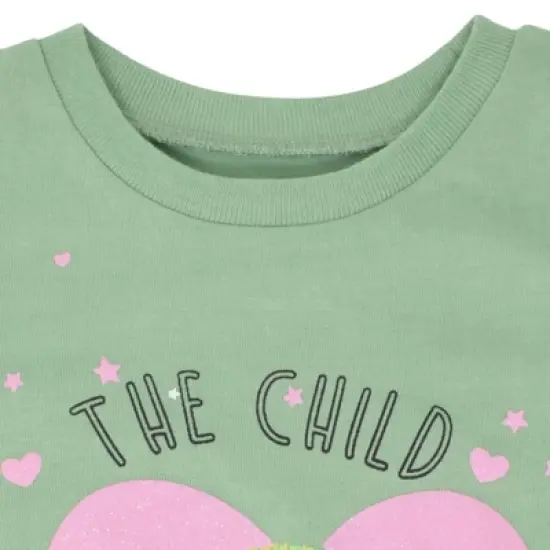 Star Wars The Mandalorian The Child Baby Girls T-Shirt and Leggings Outfit Set Infant image {4}