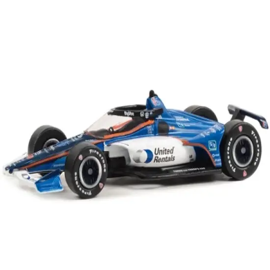 Dallara IndyCar #15 Graham Rahal / Rahal Letterman Lanigan Racing, United Rentals 1/64 Diecast Model Car by Greenlight image {1}