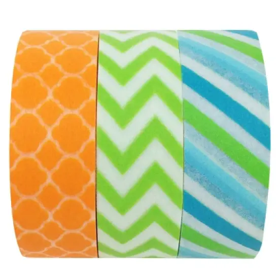 Summer Days Japanese Washi Masking Tape (Set of 3) image {3}