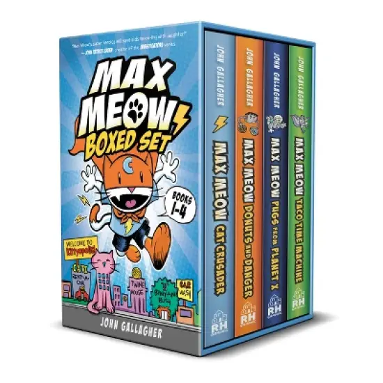 Max Meow Boxed Set: Welcome to Kittyopolis (Books 1-4) - by  John Gallagher (Mixed Media Product) image {1}
