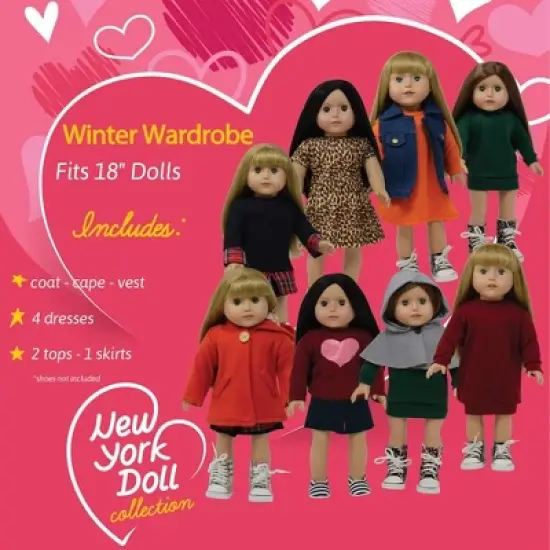 The New York Doll Collection Doll Dress Assortment image {5}