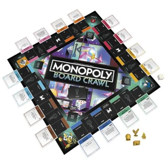 Hasbro Gaming Monopoly Crawl Board Game image {1}