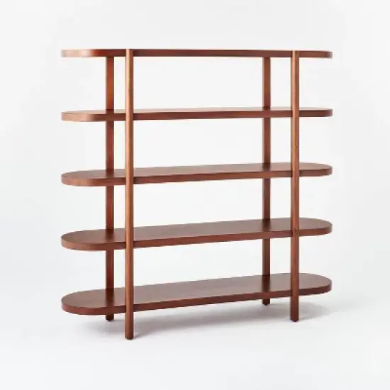 57" Portola Hills 5 Shelf Horizontal Bookcase - Threshold&trade; designed with Studio McGee image {9}