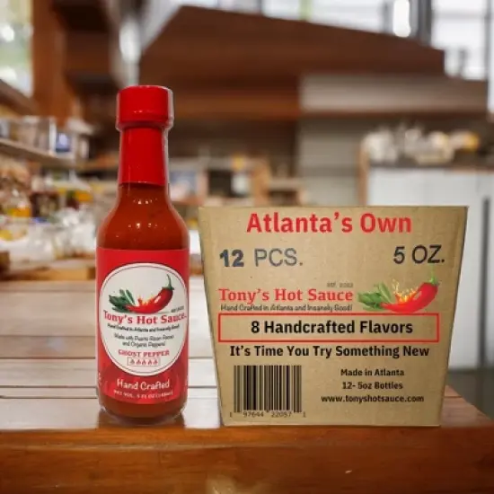 Tony's Handcrafted "Ghost Pepper" Hot Sauce 5 oz image {4}