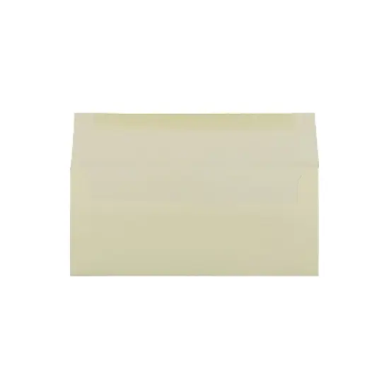 JAM Paper Strathmore #10 Business Envelope 4 1/8" x 9 1/2" Ivory Wove 25/Pack (191165) image {1}