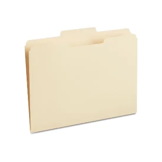 Staples Manila File Folders 3-Tab Center Position Letter 100/Box (116780) image {5}