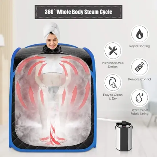 Costway Portable Steam Sauna image {4}