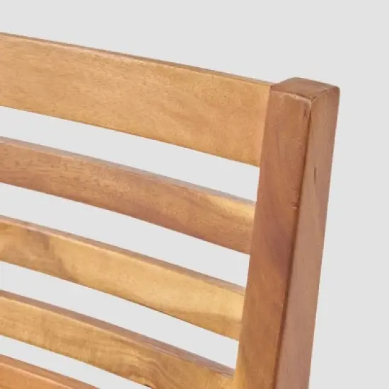 Atlantic 9pc Acacia Wood Dining Set - Christopher Knight Home image {2}