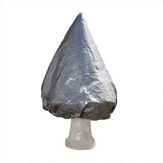 Sunnydaze Outdoor Weather-Resistant Medium Tiered Water Fountain Feature Protective Cover - Gray image {7}