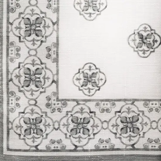 Amani Tile Napkin, Set of 8 - Gray - 17x17 - Elrene Home Fashions image {2}