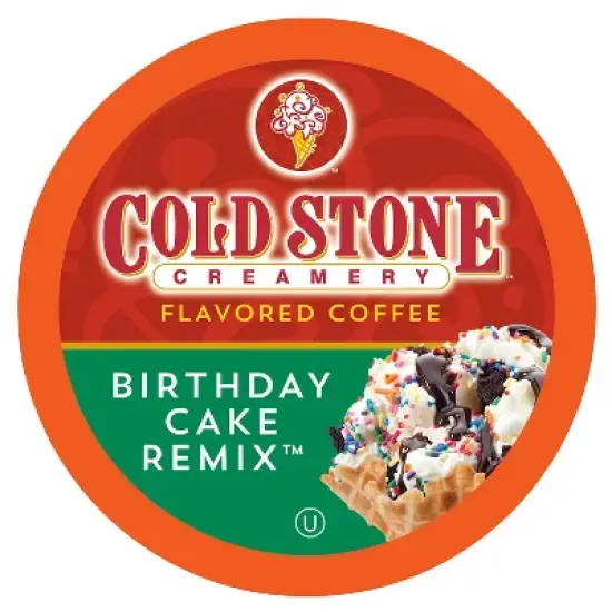 Cold Stone Creamery Ice Cream Flavored Coffee, Birthday Cake,Keurig 2.0,40 Count image {11}