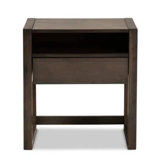 Inicio Nightstand Ash - Baxton Studio image {6}