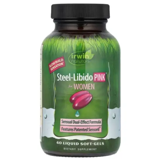 Irwin Naturals STEEL-LIBIDO PINK FOR WOMEN 60CT image {4}