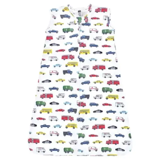 Hudson Baby Cotton Sleeveless Wearable Sleeping Bag, Sack, Blanket, Going Places image {2}