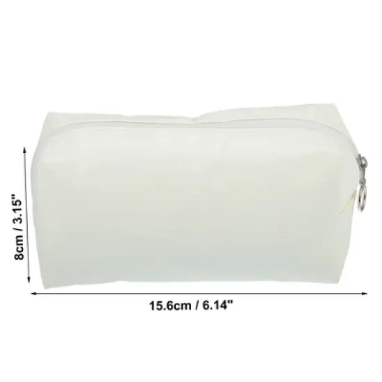 Unique Bargains Portable Travel Polyethylene Makeup Organizer Bag 1 Pc image {3}