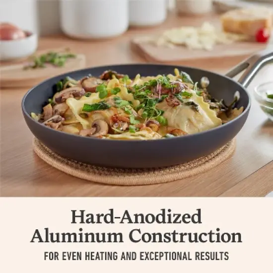 Calphalon 10" and 12" Hard Anodized Aluminum Nonstick Fry Pan: Nonstick Cookware, Stay-Cool Handle, Oven & Dishwasher Safe image {4}