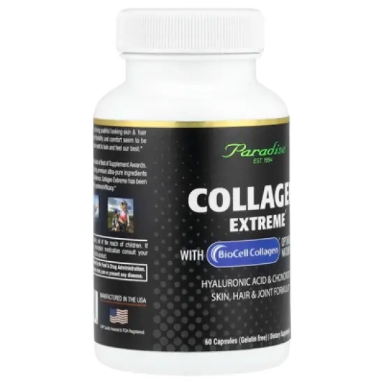 Paradise Herbs Collagen Extreme&reg; with BioCell Collagen&reg;, OptiMSM&reg; & Nature's C&reg;, 60 Capsules image {3}