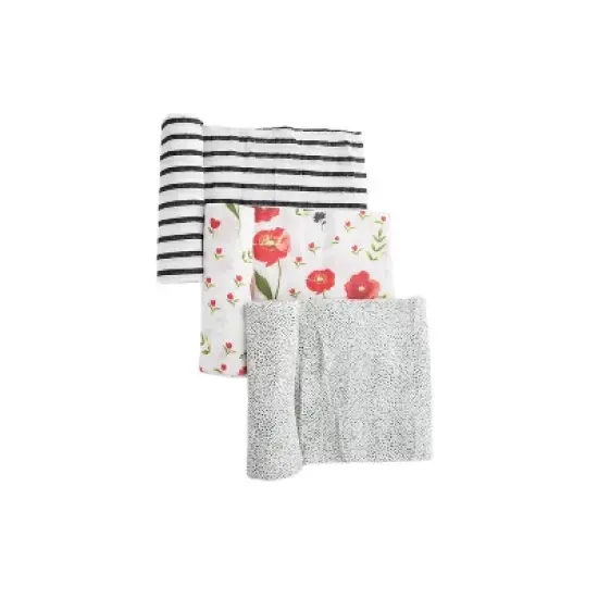 Little Unicorn Cotton Muslin Swaddle Blanket - 3pk image {15}