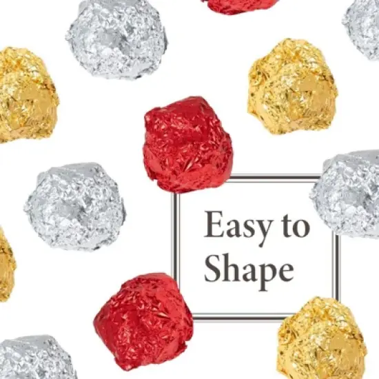 Juvale 200 Pack Gold Foil Candy Wrappers for Caramels Chocolates and Party Favors, 6 x 7.5 In image {6}