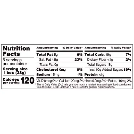Sun-Maid Vanilla Yogurt Covered Raisins  - 1oz / 6ct image {8}