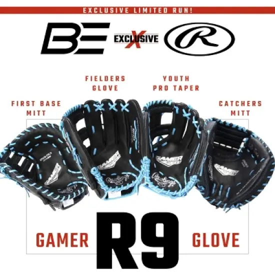 Baseball Express Rawlings Exclusive R9 Gamer G205-6BCB 11.75" Baseball Fielder's Glove image {6}